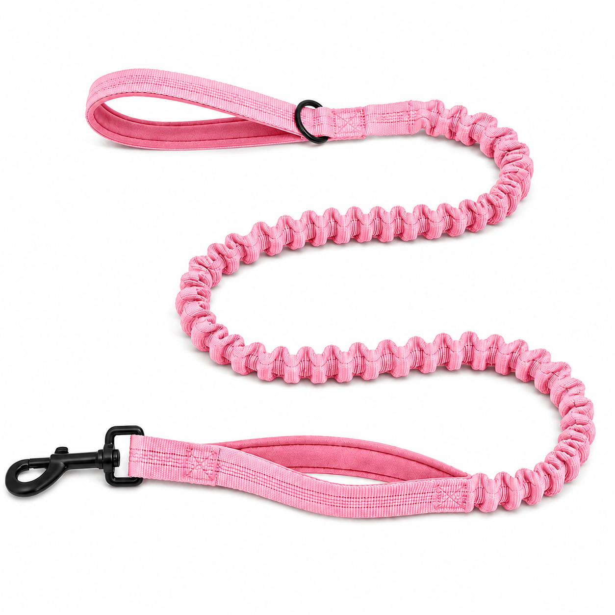 Laisse élastique assortie